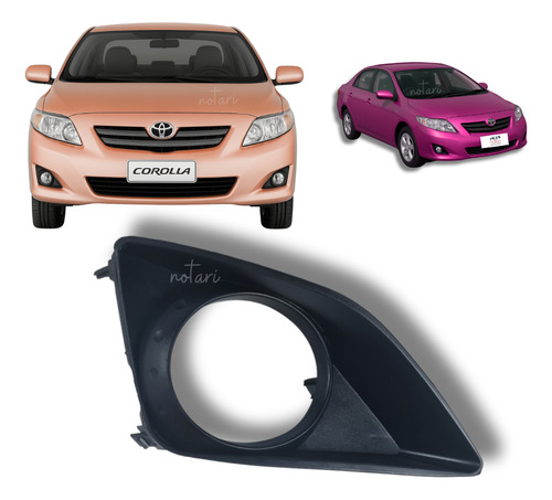 Acabamento Milha Toyota Corolla 2009 2010 2011 Lado Direito