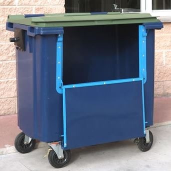 Imagen 4 de 10 de Contenedor De Residuos - Basura De 660 / 700 Litros - 4 Rued