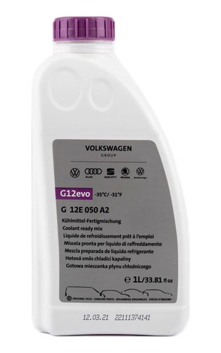 Liquido Refrigerante Listo Para Usar Volkswagen Vw 1l - Orig
