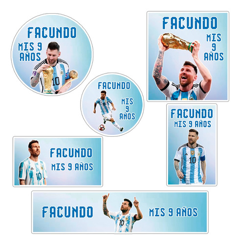 Kit 252 Stickers Messi  Futbol Afa Argentina Candy Bar