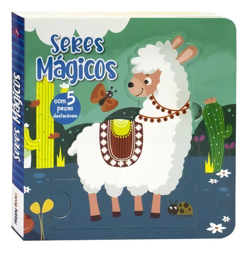 Leia, Encaixe & Brinque: Seres Mágicos, De Mammoth World. Editorial Happy Books, Tapa Mole En Português