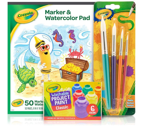 Set De Pintura Crayola Para Niños, Suministros De Manualidad