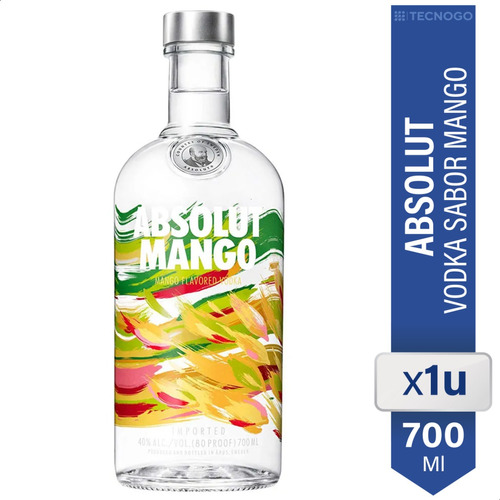 Vodka Absolut Mango Saborizado Importado - 01almacen