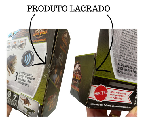 Dinossauro Jurassic World Brinquedo Dino Com Som Articulado