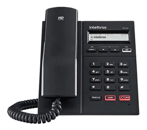 Telefone Intelbras Ip Voip Tip 125i Display Viva-voz