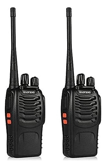 Dos Radios Walkie Talkie Baofeng Bf-888s Uhf (X2) Con Audífonos!