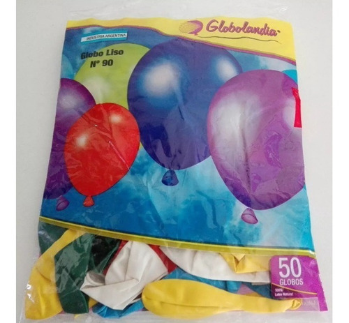 Globo Globolandia Lisos X50uds Surt