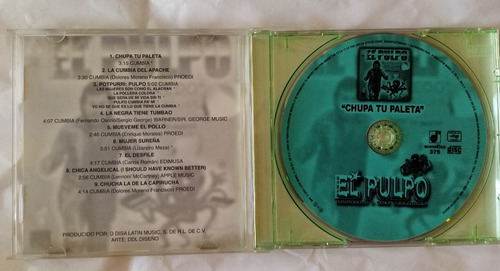 Cd Alfredo El Pulpo Y Sus Teclados Chupa Tu Paleta (Usado)