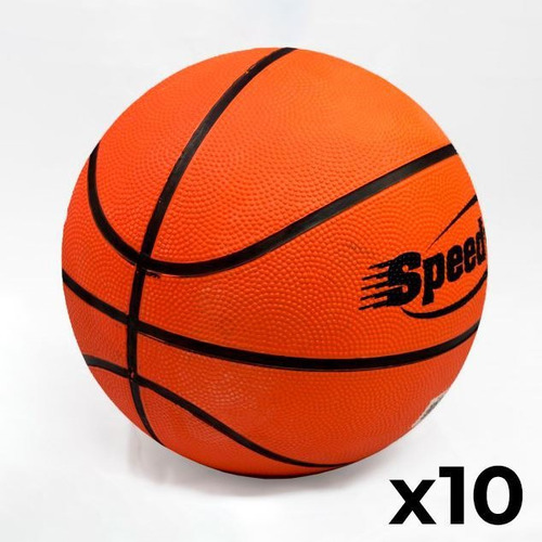 Pelota De Basketball Speedway Tamaño Oficial N°7 X10 - Diser