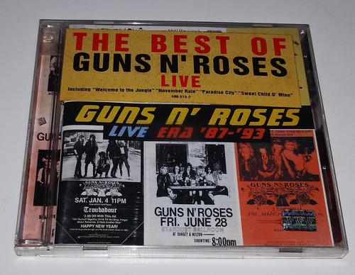 Guns N´ Roses Live Era 87 93 Cd Doble P1999