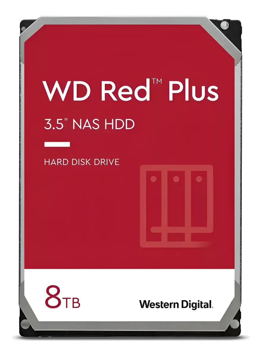 WesternDigitalWDRed 8TB WD80EFAX HDD 本体 Disco Rigido (HD) Nas Wd 8tb Red Plus Sata 5640rpm 256mb 3,5