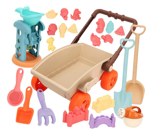 Juguetes De Arena De Playa Para Niños, Carrito De Arena,