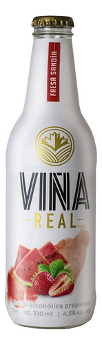 Pack De 24 Cooler Viña Real Fresa Sandía 330 Ml