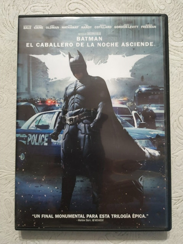 Batman: El Caballero De La Noche Asciende Dvd Original Usada