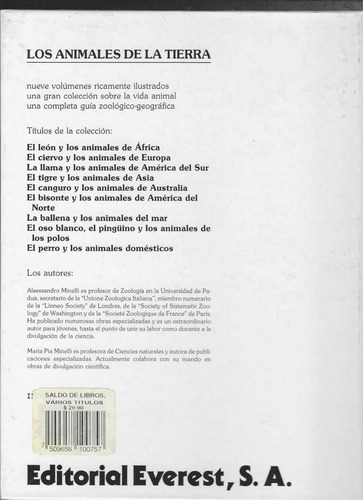 El Leon Y Los Animales De África (Usado)
