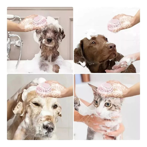 Cepillo De Baño Para Perro Y Mascotas De Pelo Corto Y Largo