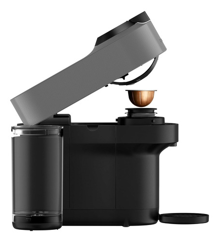 Nespresso ® Cafetera Vertuo Pop Gris + Exclusivo Color Gris Con Negro