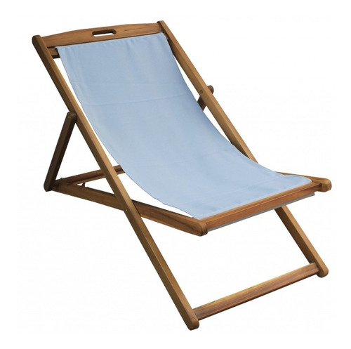 Silla De Playa Relax En Madera Plegable Ajustable Piscina