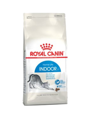 Imagen 1 de 2 de Alimento Royal Canin Feline Health Nutrition Indoor 27 para gato adulto sabor mix en bolsa de 7.5kg