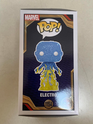 Electro Funko Pop Spiderman No Way Home Marvel Corps Glow (Usado)