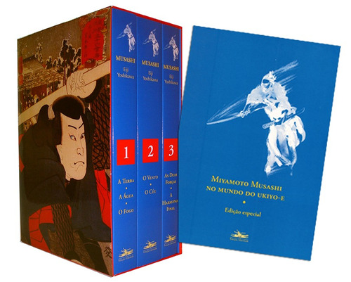 Imagem 1 de 1 de Musashi - Box 3 volumes, de Yoshikawa, Eiji. Editora Estação Liberdade, capa mole em português, 2020