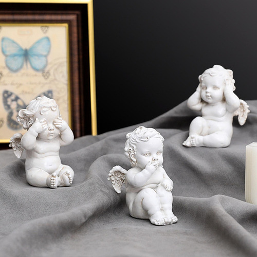 3x Estatua Nórdica De Ángulo De Adorno De Para