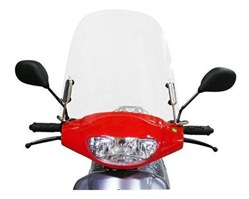 Scooter Windshield 3mm Clear Plastic Acrylic Viene Con Hardw