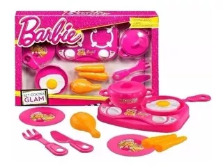 Juego De Cocina Con Anafe Y Accesorios Barbie Casa Valente