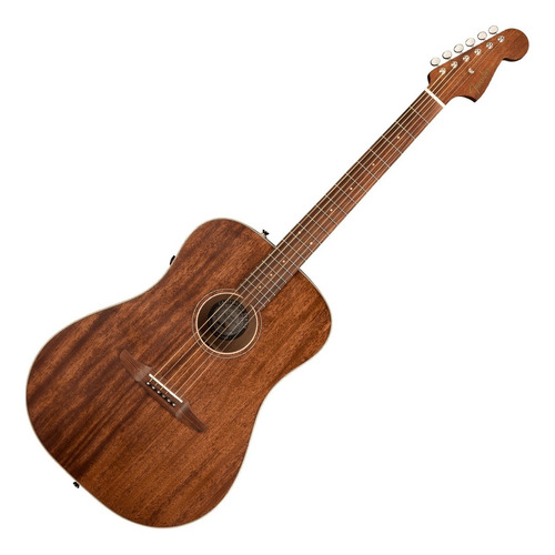 Guitarra Fender Acustica Redondo Special Caoba C/funda