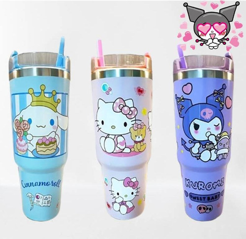 Hermosos Vasos Térmicos Kawaii (grandes)