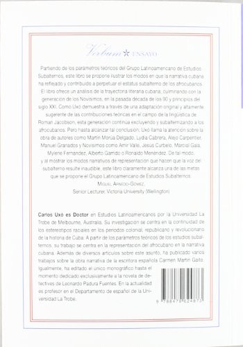 Representaciones Del Personaje Del Negro En La Literatura Cu