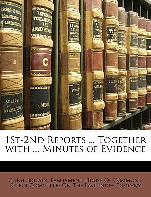 Libro 1st-2nd Reports ... Together With ... Minutes Of Ev...
