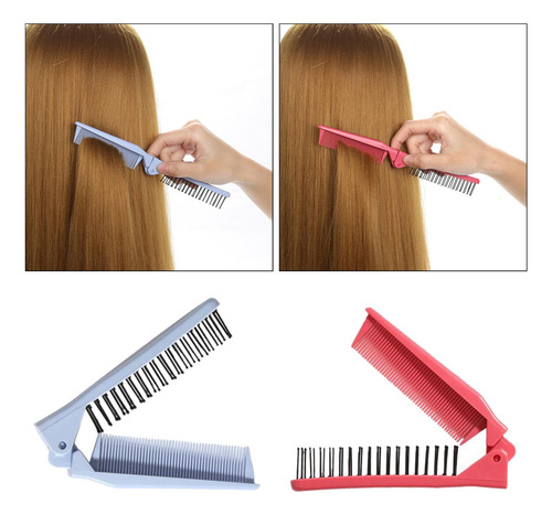 2 Uds Cepillo De Peine De Pelo Plegable Cepillo De