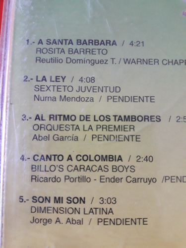 Los Grandes Del Baile Dimensional Latina Rudy Los Blanco Cd (Usado)