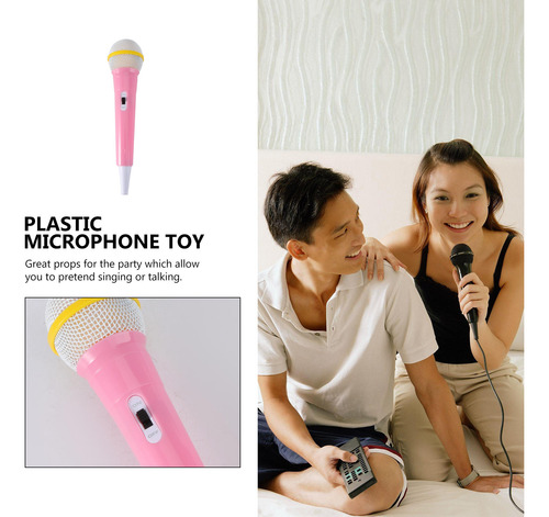 Micrófonos De Plástico Para Niños, Modelos De 1 Pieza, Micró