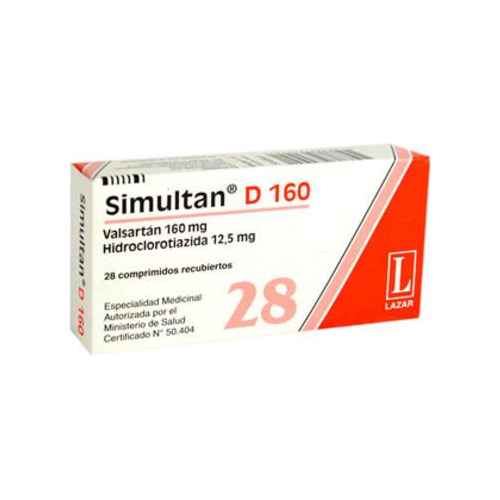 Simultan D 160 Mg 28 Comprimidos