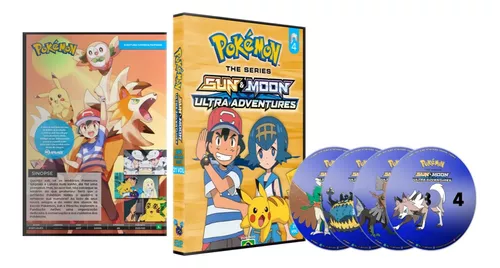 Dvd Pokémon 21ª Temporada Sol E Lua Ultra Aventuras Dublado