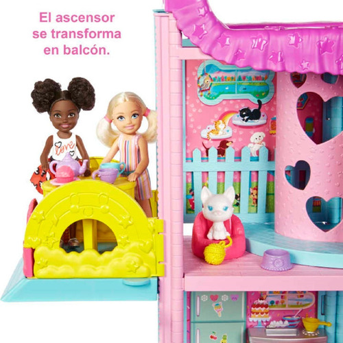 Barbie Casa De Juegos Chelsea Con Accesorios