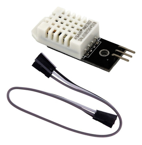 2 Piezas Sensor Dht22 Am2302 Temp. Y Humedad Con Jumpers