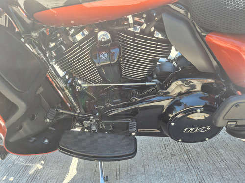 Hermosa Moto Hd, Color Naranja, Motor 114 Y Kit De Potencia