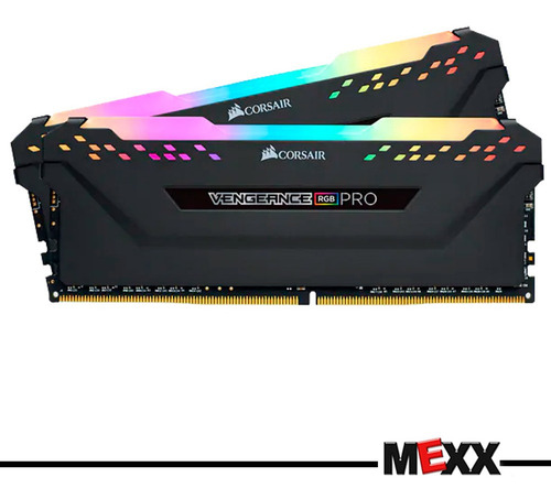 Corsair Vengeance RGB Pro CMW16GX4M2C3200C16 2 16 GB - Negro - RGB