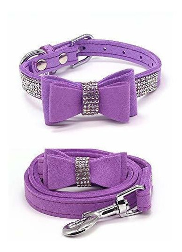 Charmsong Crystal Collar De Perros Con Arco De Piedra K1hkz