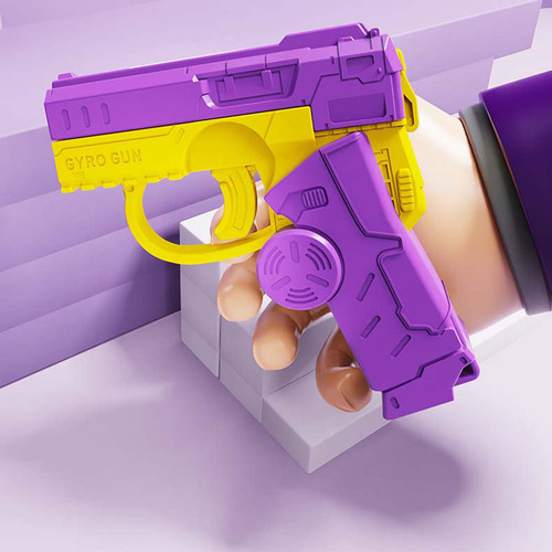 O Mini Spinning Pistols Folding Pistol Decompression To 2011