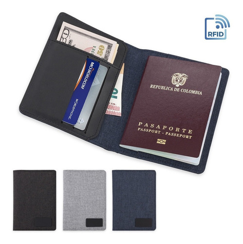 Portapasaporte Security En Lona Poliéster - Viajes