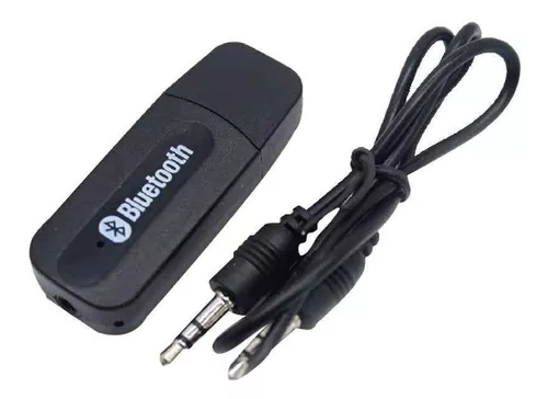 Receptor Bluetooth Aux Jack, adaptador Bluetooth para coche de 3,5 mm con  salida estéreo auxiliar