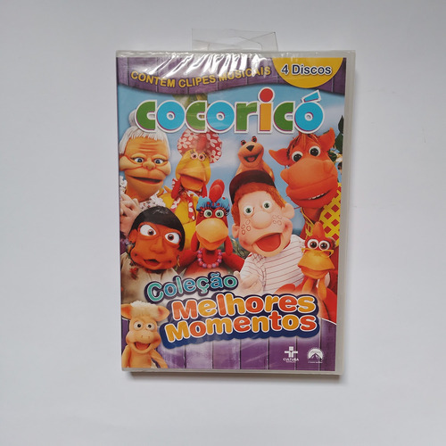 Dvd Cocoricó Coleção Melhores Momentos Lacrado (Usado)