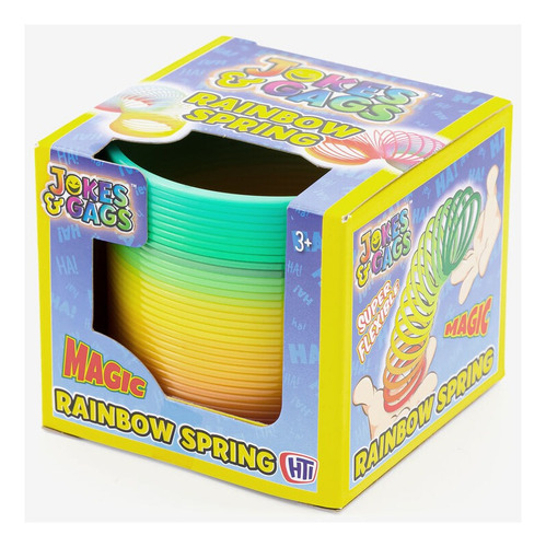 Imagen 1 de 3 de Resorte Magico Multicolor Rainbow Spring Jokes & Gags