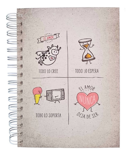 Cuaderno Tapa Dura / Regalería Cristiana / El Amor