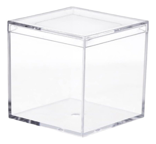 Caja De Cubo Transparente Para Almacenamiento De Cuentas Y J