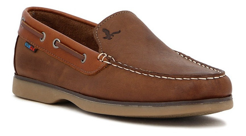 Starsax Hombre Casual Nautico Mocasin / Tabaco-whisky